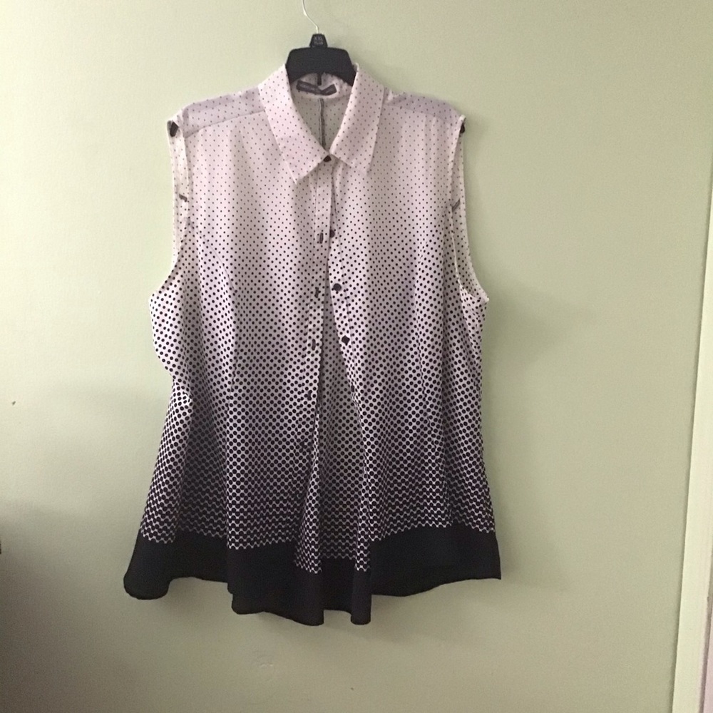 Polka dot blouse